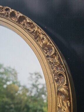 Windsor Ornate Gold Oval Wall Mirror